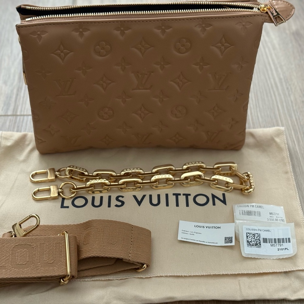 Louis Vuitton Coussin PM Camel – BRAND NEW – Full Set